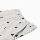 Пижама новогодняя женская (футболка, шорты) KAFTAN «Елки», размер 52-54 10610246