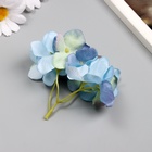 Бутон на ножке для декорирования "Фиалка голубая" d=5 см, h=10 см (комплект 6 шт) - фото 26246257