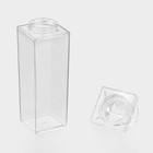 Кувшин для напитков «Молочный пакет» Доляна, 500 мл, 6.2×20.5 см, полистирол, прозрачный - Фото 4