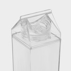 Кувшин для напитков «Молочный пакет» Доляна, 500 мл, 6.2×20.5 см, полистирол, прозрачный - Фото 6