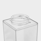 Кувшин для напитков «Молочный пакет» Доляна, 1 л, 8×26 см, полистирол, цвет прозрачный - Фото 5