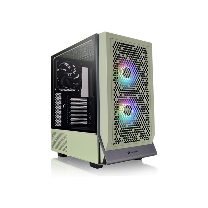 Корпус Thermaltake Ceres 300 TG ARGB Matcha зеленый без БП ATX 7x140mm 5x180mm 2xUSB3.0 aud   107806 - фото 51674247