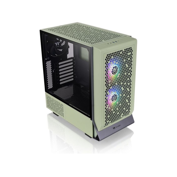 Корпус Thermaltake Ceres 300 TG ARGB Matcha зеленый без БП ATX 7x140mm 5x180mm 2xUSB3.0 aud   107806 - фото 51674248