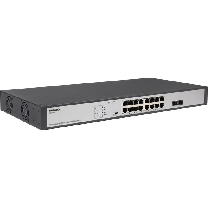 Коммутатор Origo OS2218FP/200W OS2218FP/200W/A1A (L2) 16x1Гбит/с 2SFP 16PoE+ 250W неуправля   107809 - фото 51674260