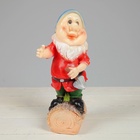 Садовая фигура из полистоуна «Гномик с лопатой», 15×12×30 см - Фото 10