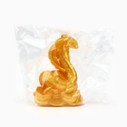 Свеча новогодняя «Змея на монетках», на Новый год, золотая, 78 х 61 х 52 - фото 26183050