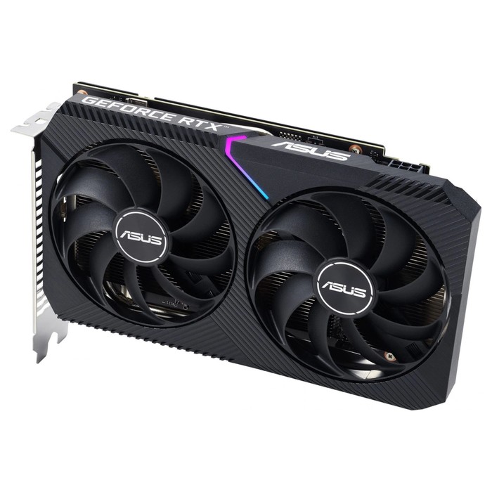 Видеокарта ASUS NVIDIA GeForce RTX 3050, 8Гб, 128bit, GDDR6, DVI, HDMI, DisplayPort