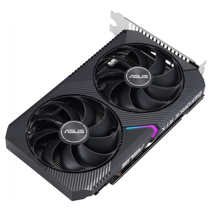 Видеокарта ASUS NVIDIA GeForce RTX 3050, 8Гб, 128bit, GDDR6, DVI, HDMI, DisplayPort