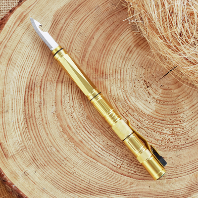 Ручка-стеклобой со свистком и ножом, 16 см