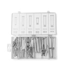 Набор штифтов с головкой и отверстием под шплинт ТУНДРА krep, 60 предметов - Фото 2