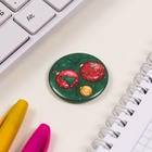 Значок новогодний закатной d=35 мм «Шарики» 6.5×6.5 см - Фото 3