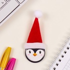 Значок новогодний закатной с колпаком d=35 мм «Пингвин» 6.5×11 см - Фото 3