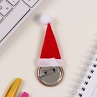 Значок новогодний закатной с колпаком d=35 мм «Пряник» 6.5×11 см - Фото 5