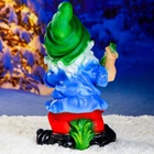 Садовая фигура 'Гном с уткой' 18х24х49см - фото 808853869