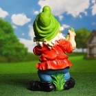 Садовая фигура 'Гном с уткой' 18х24х49см - фото 808920634