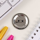 Значки новогодние закатные набор 3 шт. d=25 мм d=35 мм «Олень с золотыми рогами» 7×7 см - Фото 6