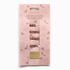 Невидимка золотистая 12 шт., 5 см, заколка клик-клак 4 шт., 5 см, набор, Принцессы (комплект 3 шт) - фото 60849572