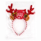Карнавальный ободок новогодний для волос детский «Рожки с ушками» - Фото 5