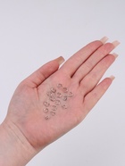 Декоративные элементы для ногтей бан Пирсинг серебр пакет QF - фото 809139605