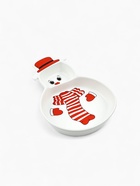 Менажница новогодняя керамическая «Снеговичок», 14×20×3 см - Фото 3