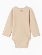 Боди детское с длинным рукавом MINAKU Nature, рост 68-74 см, бежевое - Фото 15