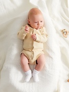 Боди детское с длинным рукавом MINAKU Nature, рост 68-74 см, бежевое - Фото 7