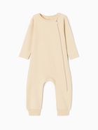 Комбинезон детский MINAKU Nature, бежевый, рост 62-68 см, молочный - фото 29831431