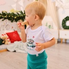 Боди детское MINAKU New Year's cars, рост 86-92 см, белое - Фото 5