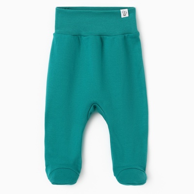 Ползунки детские MINAKU New Year's cars, рост 74-80 см, зелёные