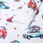 Комбинезон детский MINAKU «New Year's cars», цвет белый, рост 74-80 см - Фото 9