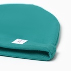 Шапка детская MINAKU New Year's cars, размер 42, зелёная - фото 113149294