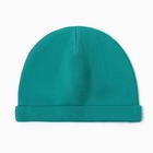 Шапка детская MINAKU New Year's cars, размер 46, зелёная - фото 113022908