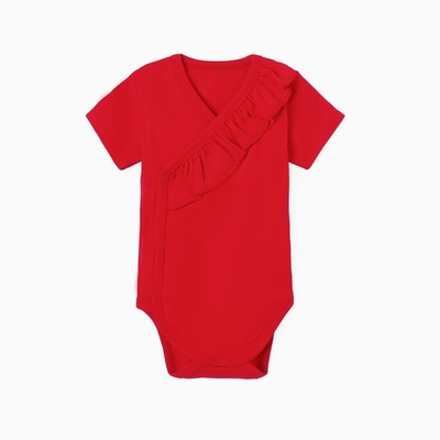 Боди детское MINAKU Winter, рост 62-68 см, красное