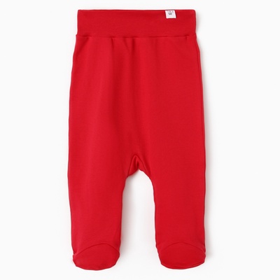 Ползунки детские MINAKU Winter, рост 74-80 см, красные