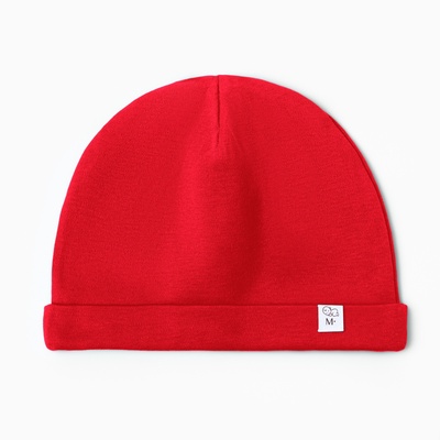 Шапка детская MINAKU Winter, размер 38 (1-3 мес.), красная