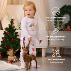 Пижама для девочки: лонгслив, брюки, MINAKU Winter, рост 86-92 см, белая - Фото 3