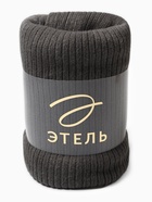 Плед с бахромой «Этель» Stee, 130×170 см, акрил 100%, серый - Фото 7