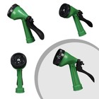 Шланг поливочный резиновый, 12 мм (1/2"), 10 м, в текстильной оплётке, с поливочным пистолетом, МИКС, Greengo - Фото 3