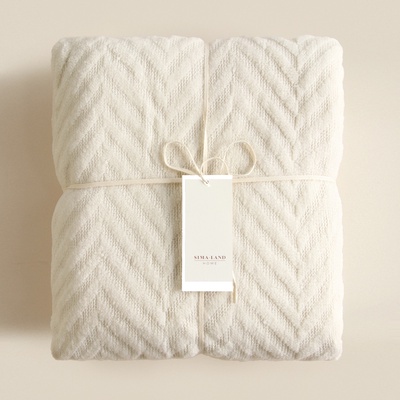 Плед «Этель» Soft, 130×170 см, 100% акрил, белый