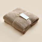 Плед SL Home Air 130*170 см, цв.бежевый, 100% акрил - фото 27439497