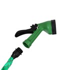 Шланг поливочный резиновый, 12 мм (1/2"), 20 м, в текстильной оплётке, с поливочным пистолетом, цвет МИКС, Greengo - Фото 4
