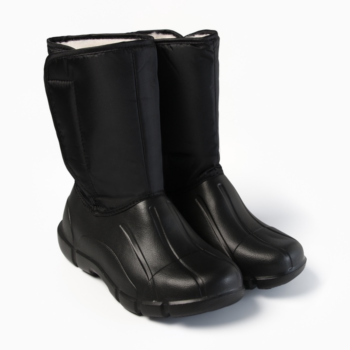 Сапоги утепленные женские 4×4, размер 39, чёрные - Фото 1