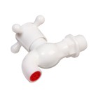 Кран, наружная резьба 1/2" (12 мм), для шланга 1/2" (12 мм), пластик, Greengo - Фото 3