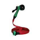 Шланг поливочный резиновый, 12 мм (1/2"), 15 м, в текстильной оплётке, с поливочным пистолетом, МИКС, Greengo - Фото 2