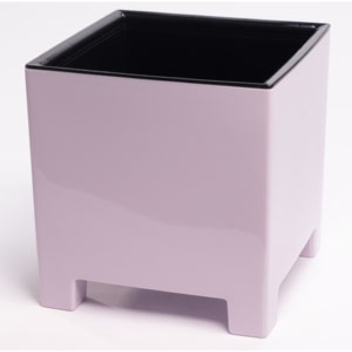 Горшок пластиковый Live-in-green с вкладкой «Нард», d=14 см, 2,1 л, цвет сиреневый - Фото 1