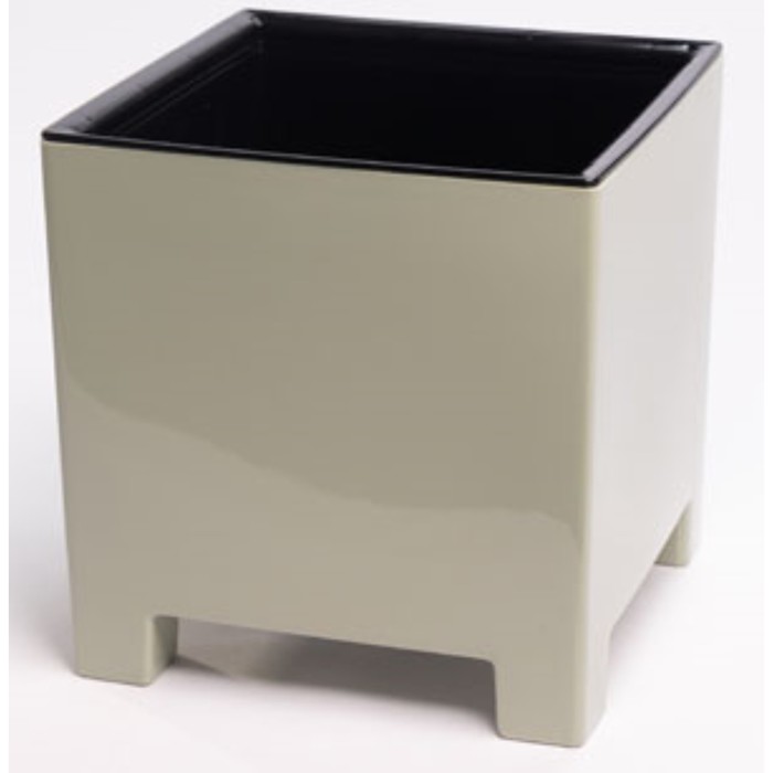 Горшок пластиковый Live-in-green с вкладкой «Нард», d=14 см, 2,1 л, цвет шалфей - Фото 1