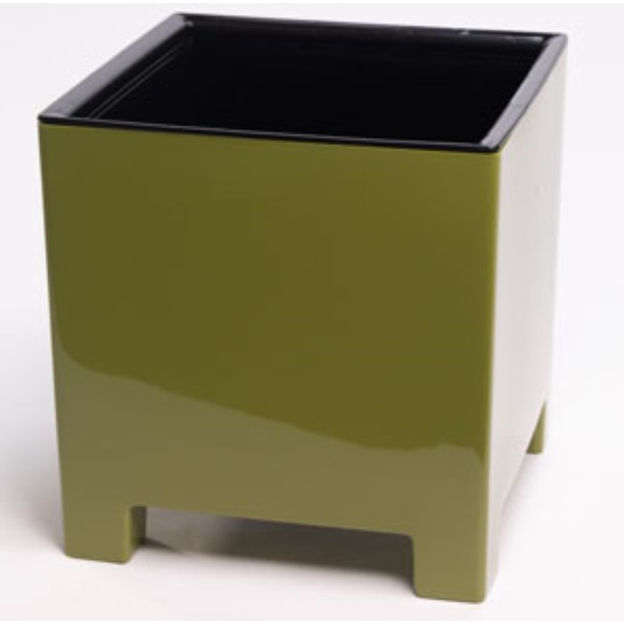 Горшок пластиковый Live-in-green с вкладкой «Нард», d=19 см, 5,5 л, цвет папоротник - Фото 1