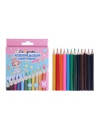 Карандаши Calligrata «Принцесса», цветные, 12 цветов деревянные, трёхгранные, мини - Фото 6