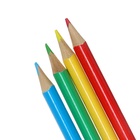 Карандаши Calligrata, цветные, 6 цветов, деревянные, трёхгранные - Фото 4