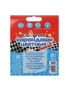 Карандаши Calligrata «Машинка», 12 цветов, деревянные, трёхгранные, мини - Фото 8